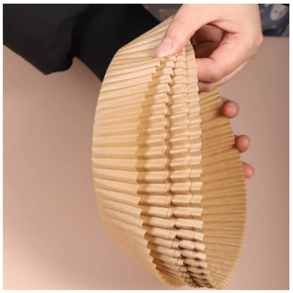 TODO FIT - Almohadillas de papel desechables Redondo x50unid para freidora