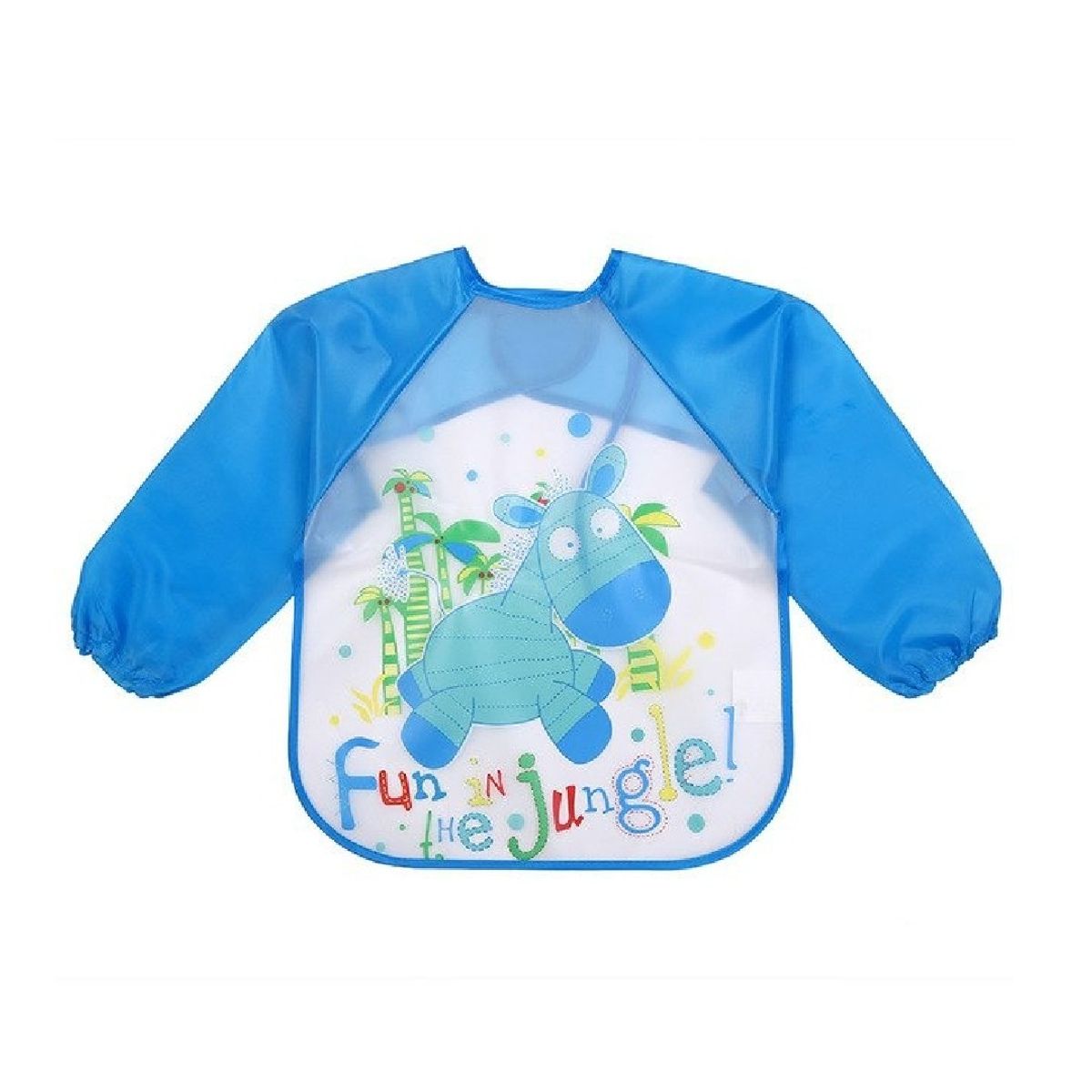 TODO FIT - MANDIL IMPERMEABLE PARA NIÑOS AZUL