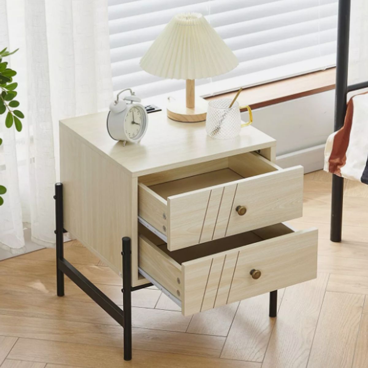 NACION MUEBLES - VELADOR NACION MUEBLE JOSÉ COLOR BLANCO