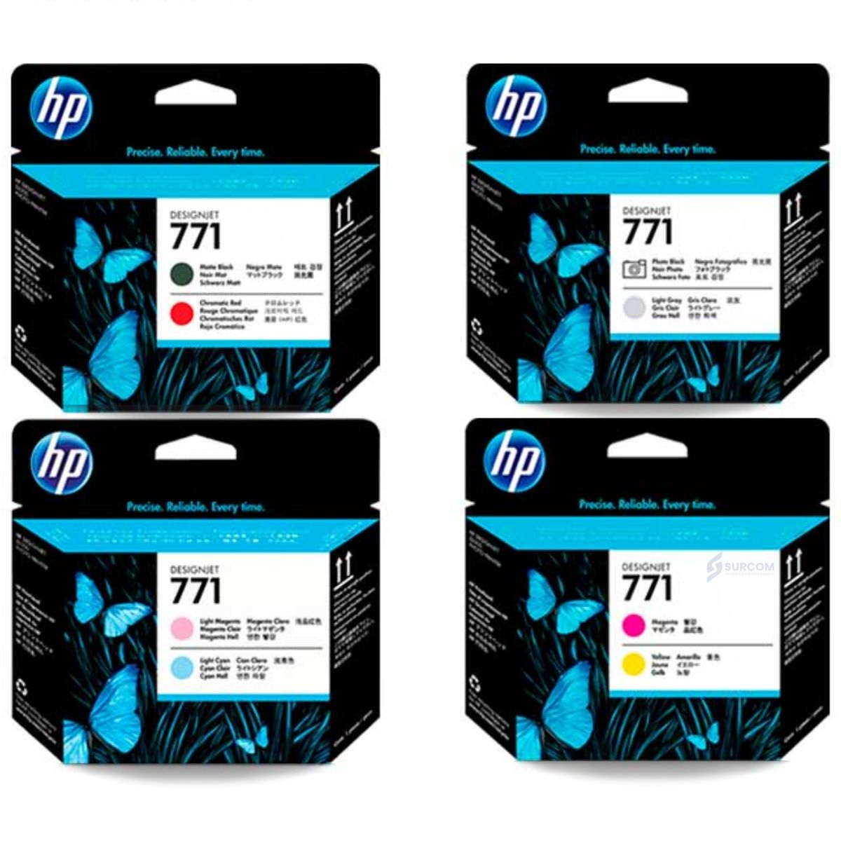 HP - KIT Cabezal de Impresión HP 771 Original