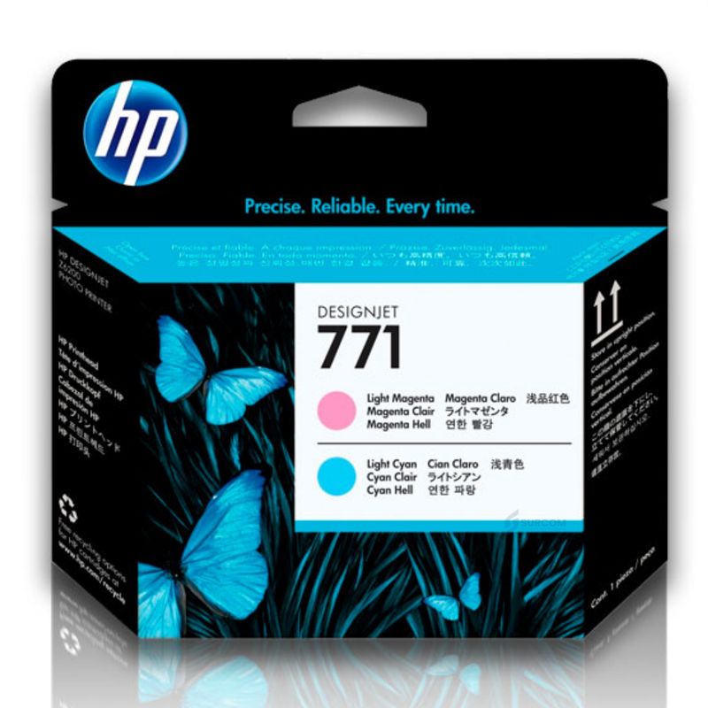 HP - Cabezal de Impresión HP 771 Light Magenta/Light Cyan Original