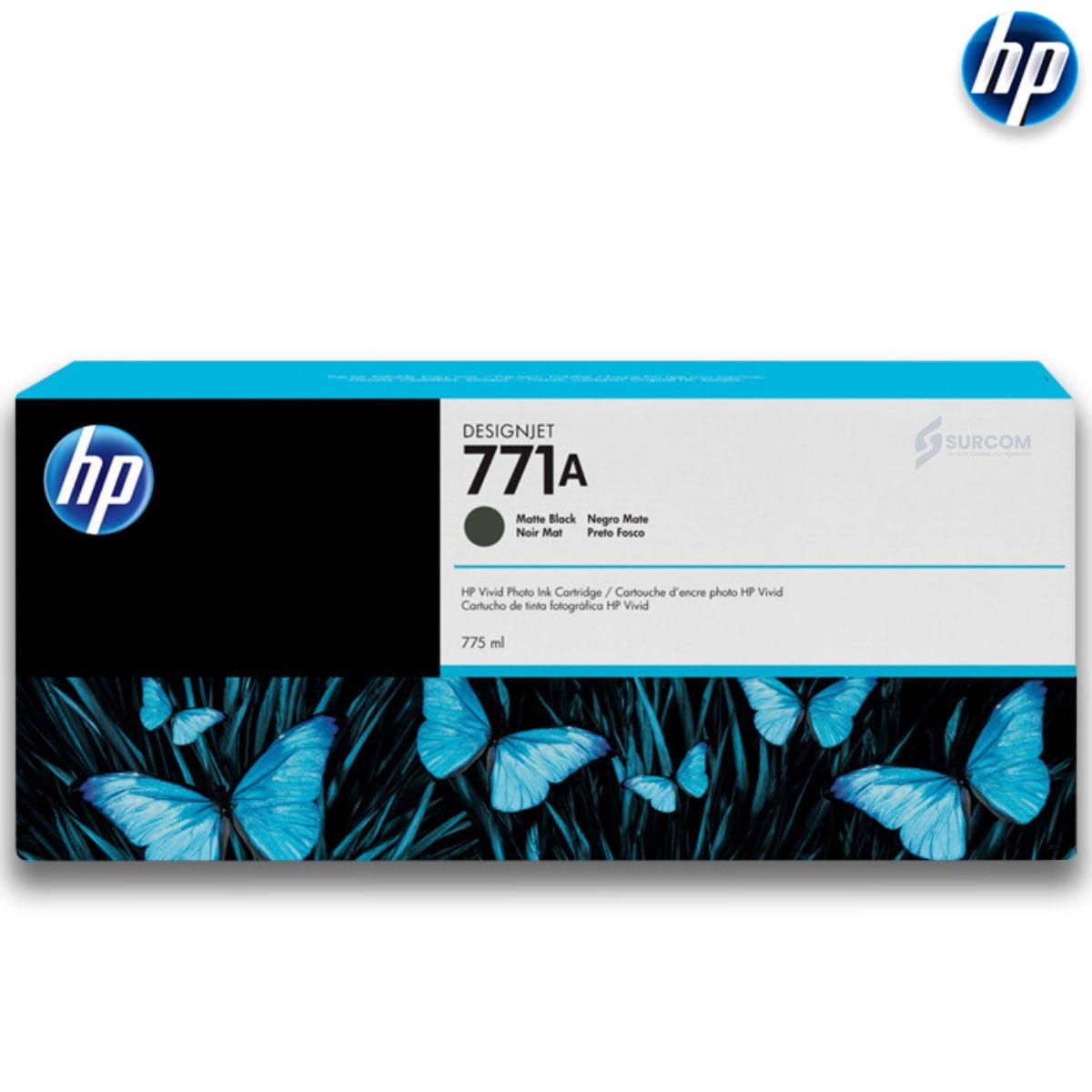 HP - Tinta HP 771A Matte Black Original