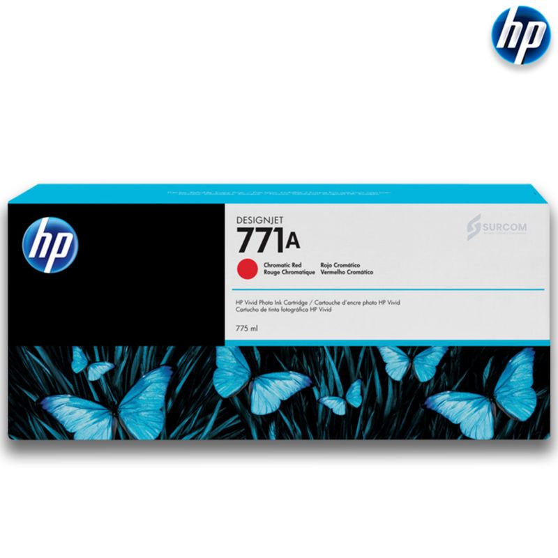 HP - Tinta HP 771A Chroma Red Original