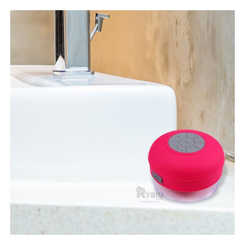 GENERICO - Parlante de Ducha y Piscina Moderno en Color Rosado