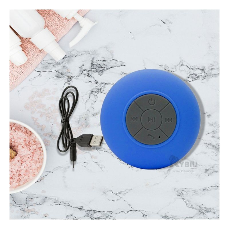 GENERICO - Altavoz Inalambrico Funcional en Azul Y+Gift MiniAgenda