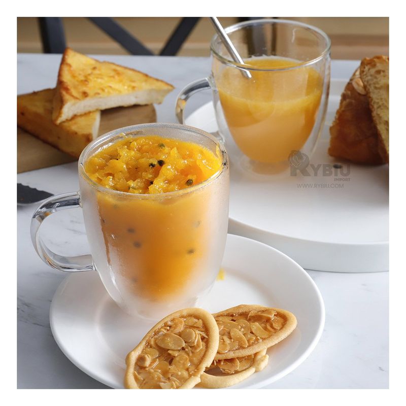 RYBIU IMPORT - Taza de Cafeteria Versatil 250ML 8x8x11CM Y+Regalo Agendita