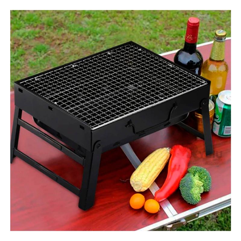 RYBIU IMPORT - Bbq Ligera y Resistente al Fuego en Negro Y+Regalo Agendita