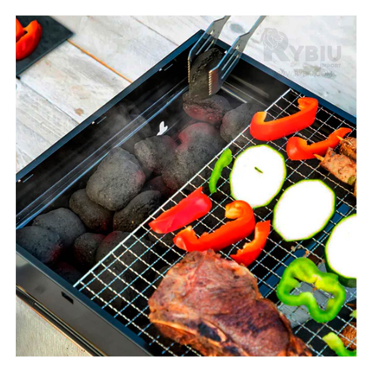 GENERICO - Estufa Practica y Desmontable en Negro Y+Ligas de Regalo