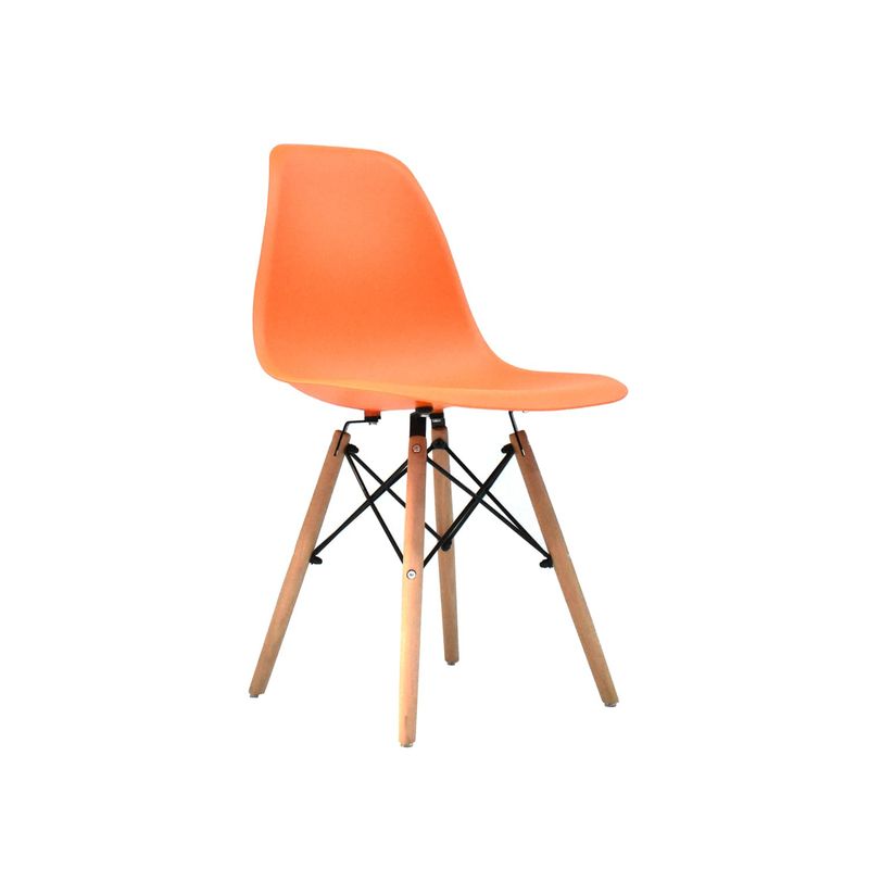 OFIDEAS - Silla de Comedor Eames Naranja Ofideas