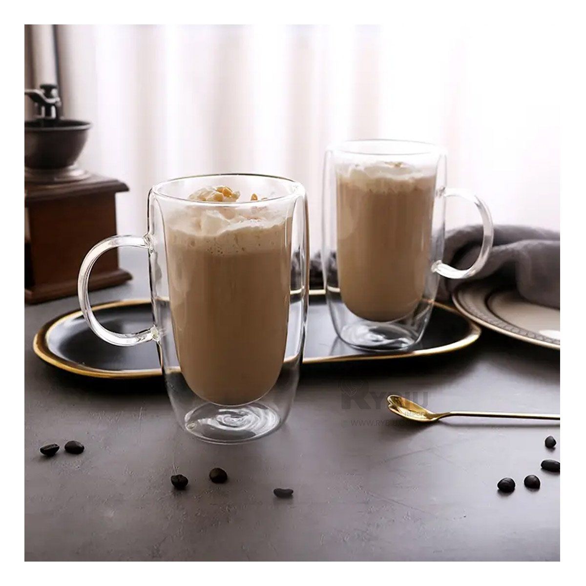 RYBIU IMPORT - Taza Eficaz Multifuncional 450ML de Doble Capa