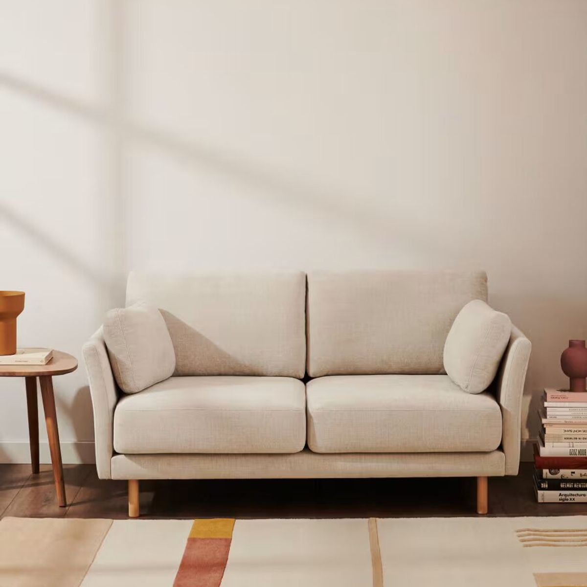 YOLODECORO - Sofá 2 Cuerpos Gilma Perla
