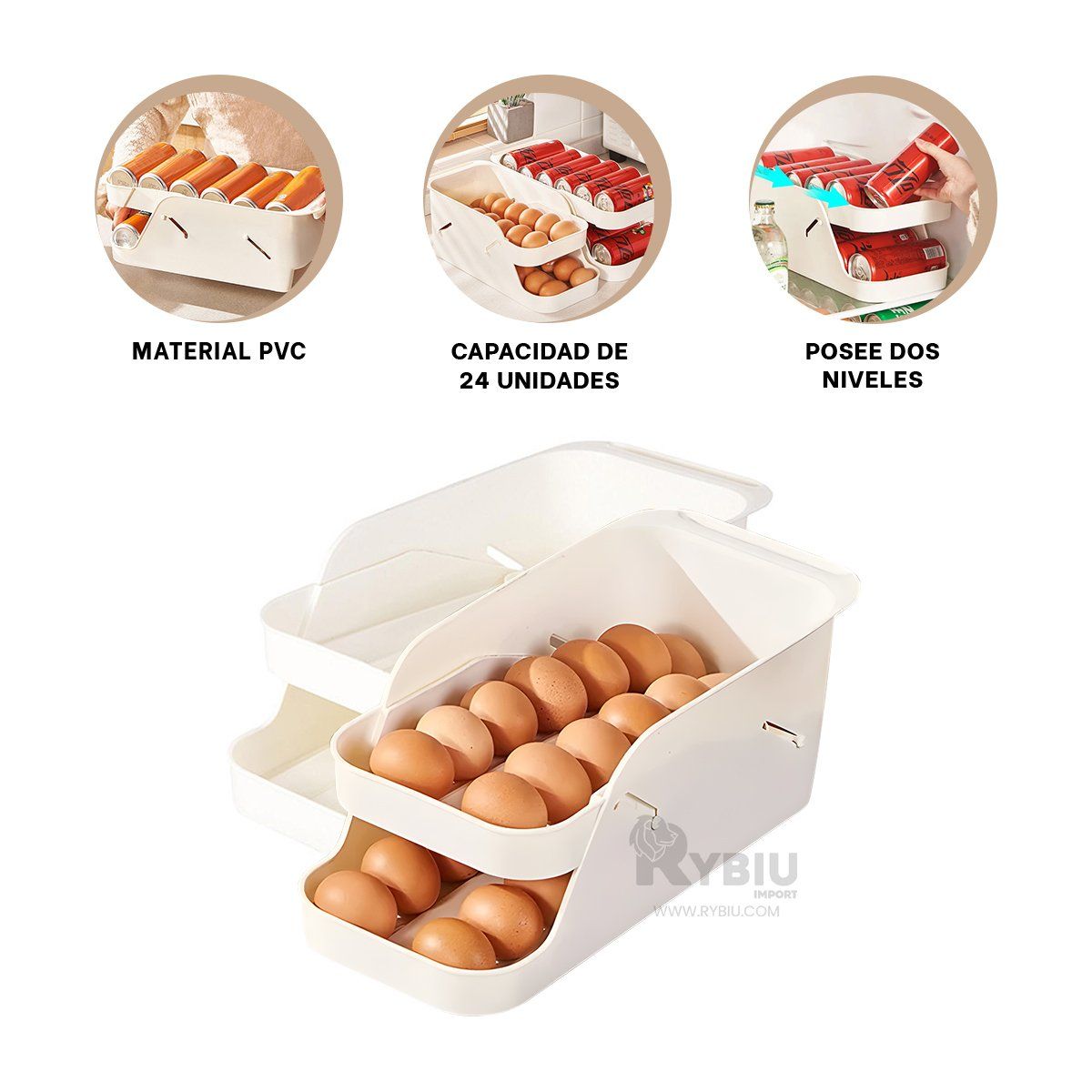 RYBIU IMPORT - Maquina Expenedora Util en Blanco Y+Ligas de Regalo