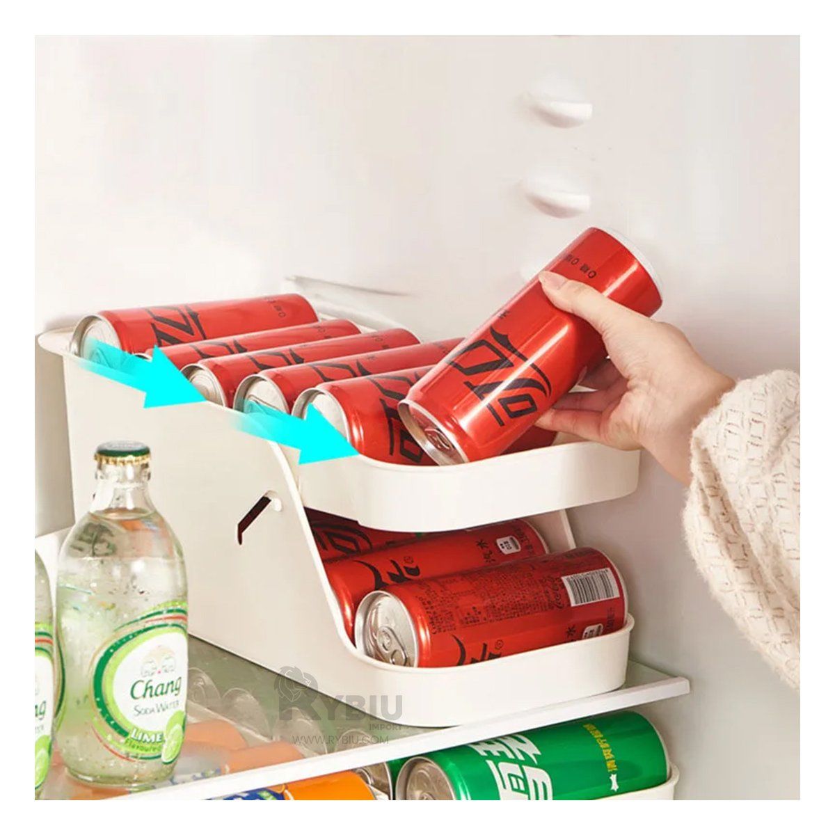 RYBIU IMPORT - Expendedor Funcional de 2 Niveles Blanco Y+Gift MiniAgenda