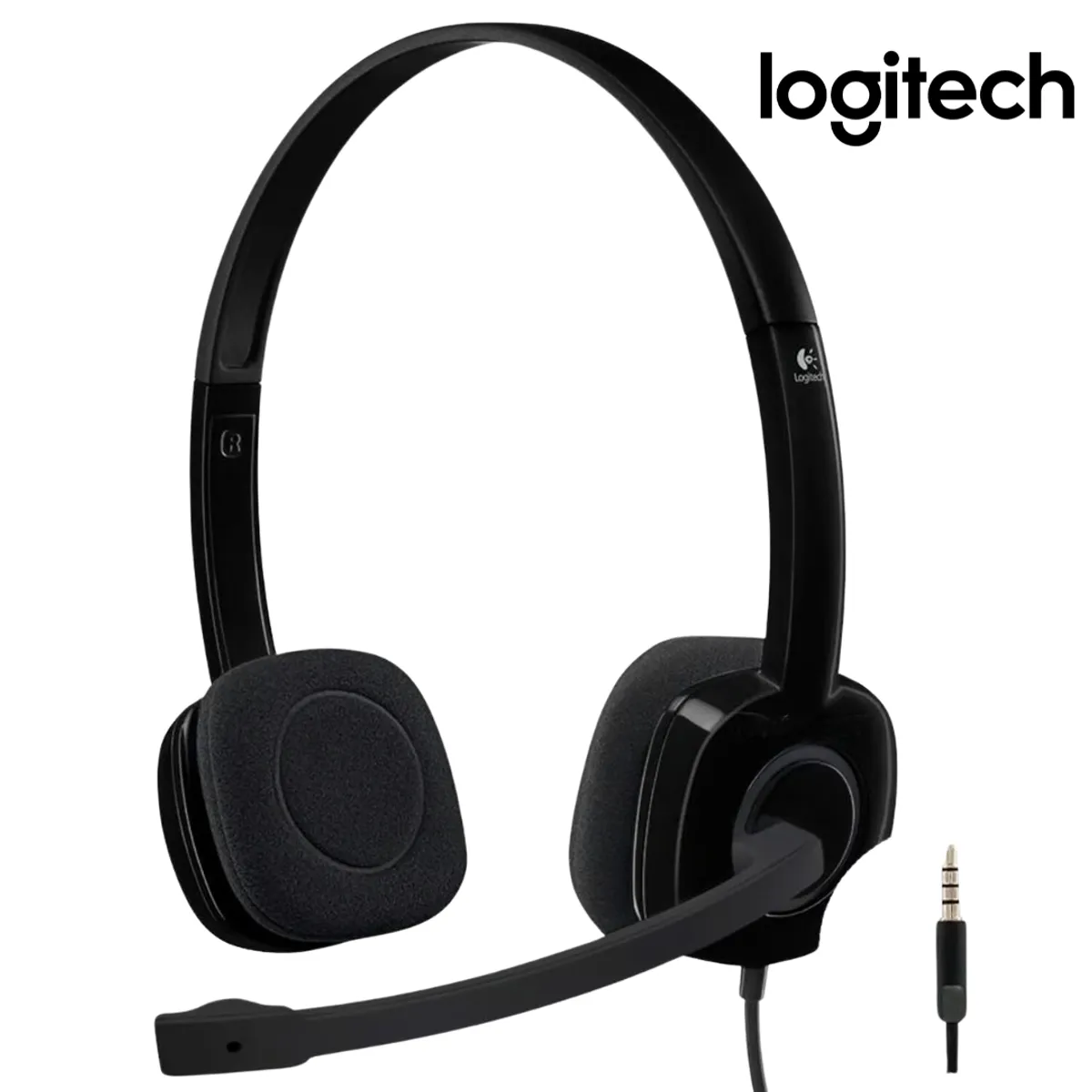 LOGITECH - AUDIFONO CMICROF LOGITECH H151 STEREO BLACK 981-000587
