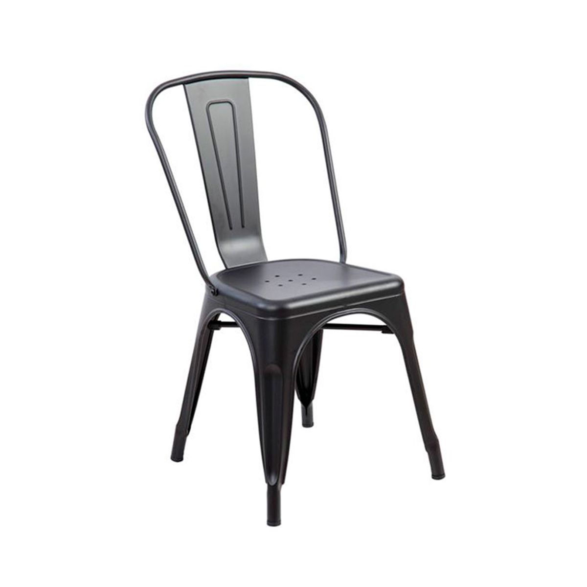 OFIDEAS - Silla Interlocutora Terek Negro Metal Ofideas