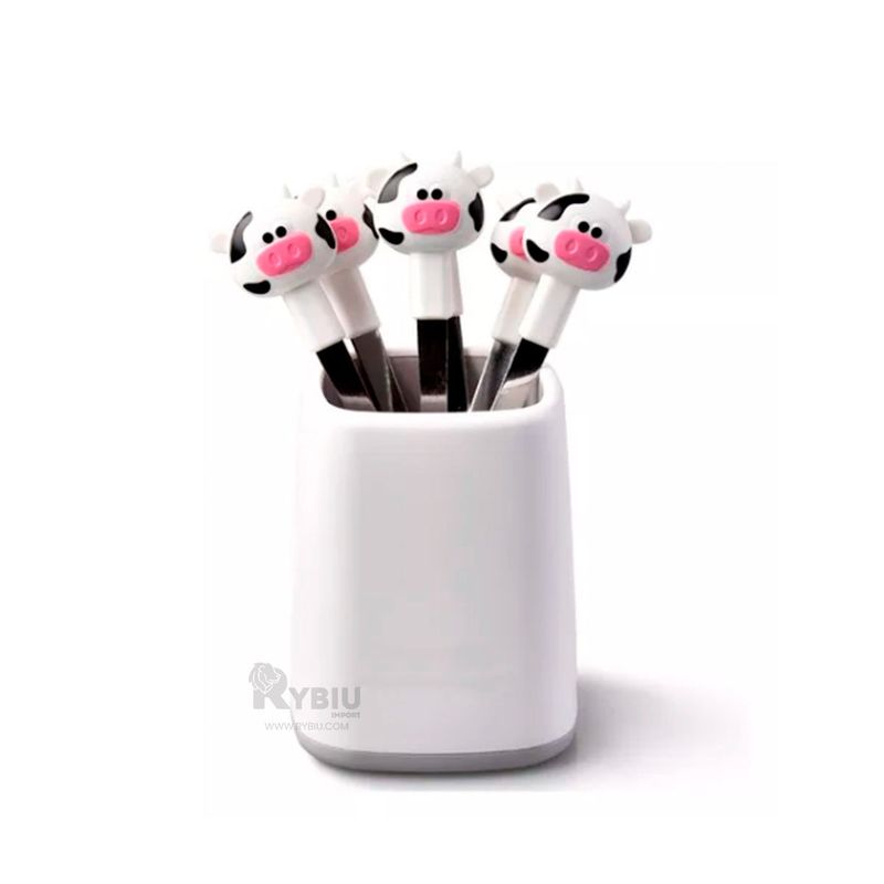 RYBIU IMPORT - Cubierto Ideal para Cocina Rapida Blanco Y+Regalo Agendita