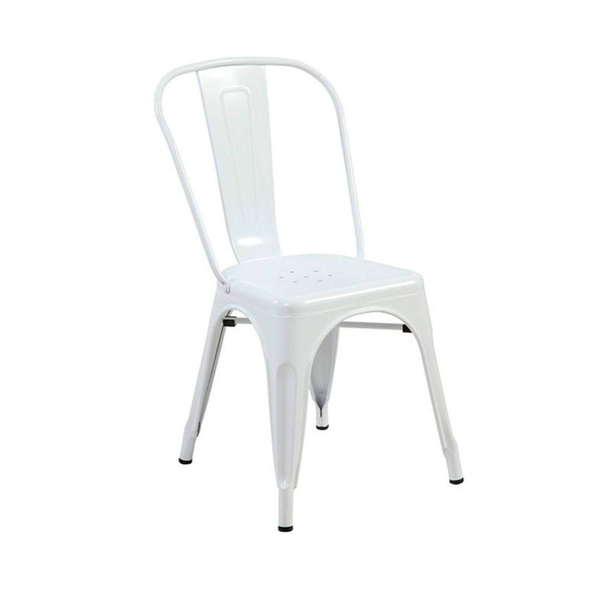 OFIDEAS - Silla Terek Metal Blanco Ofideas