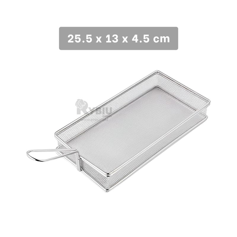 RYBIU IMPORT - Canastilla Pequeña y Compacta Plateada Y+Post-it Adhesivos