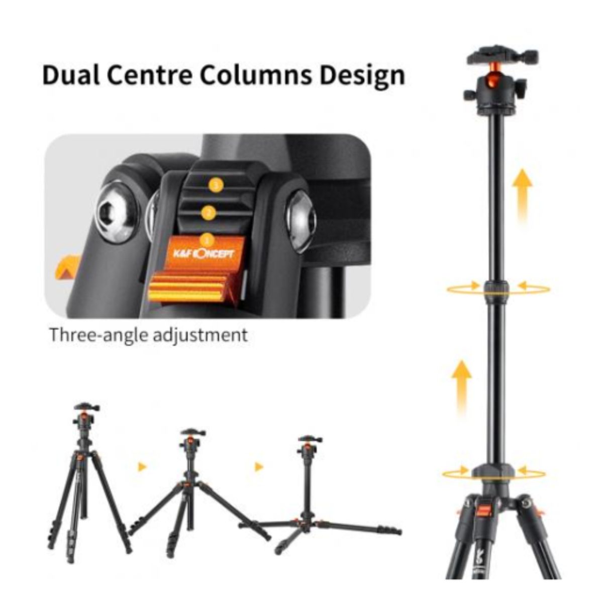 K&F CONCEPT - TRIPODE DE CAMARA K&F CONCEPT KF09101V1
