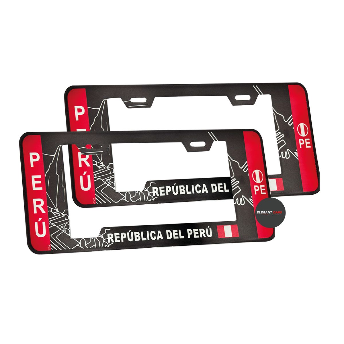JETION - Portaplaca  Estilo Europeo Universal 2pcs
