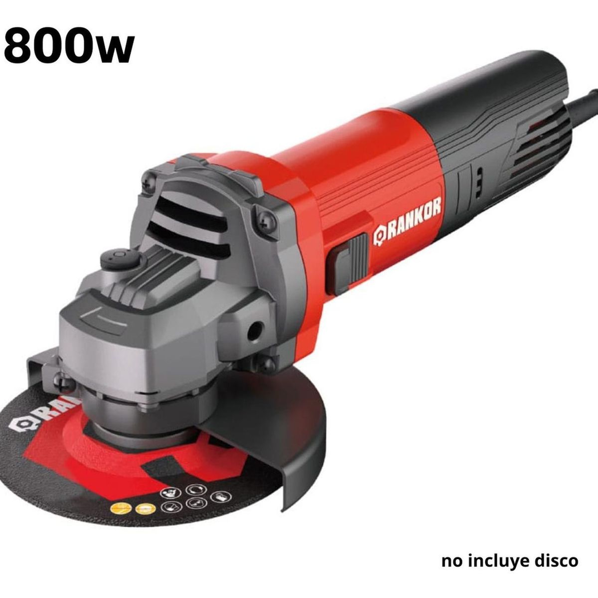 RANKOR - Amoladora Esmeril angular 45 800w Rankor