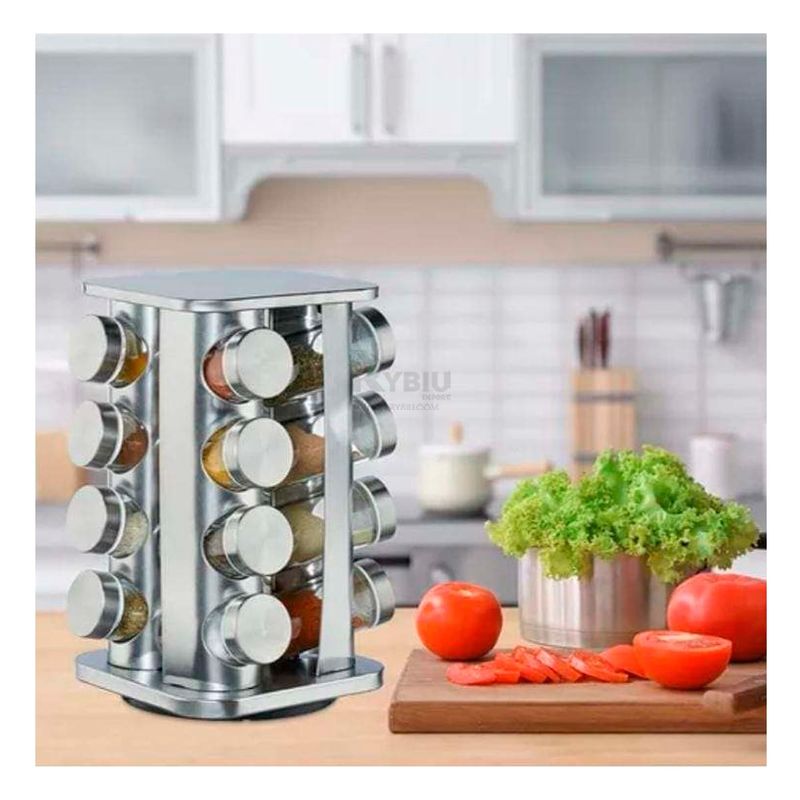 RYBIU IMPORT - Organizador para Condimentos Cuadrado Y+Envoltorio de Regalo