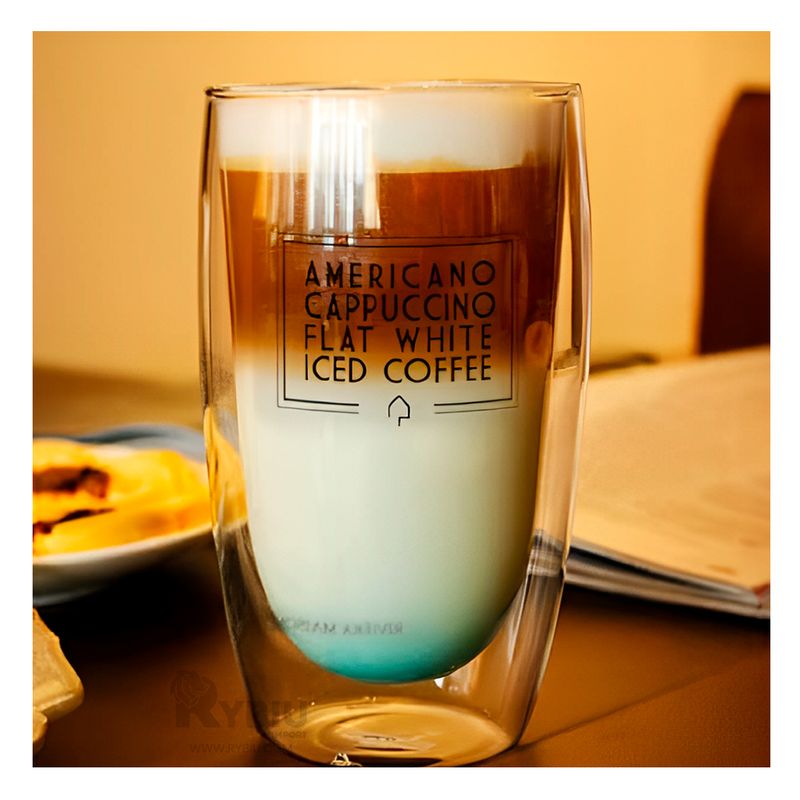 RYBIU IMPORT - Vaso Multifuncional de 450ML Frappucino Y+Papel de Regalo