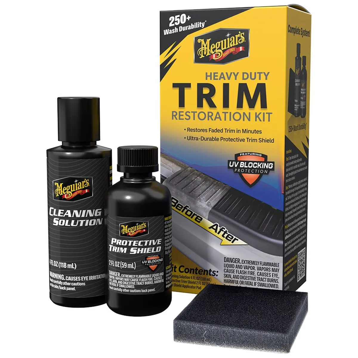 MEGUIARS - Meguiars Kit Restaurador de Plásticos Durabilidad 5 años