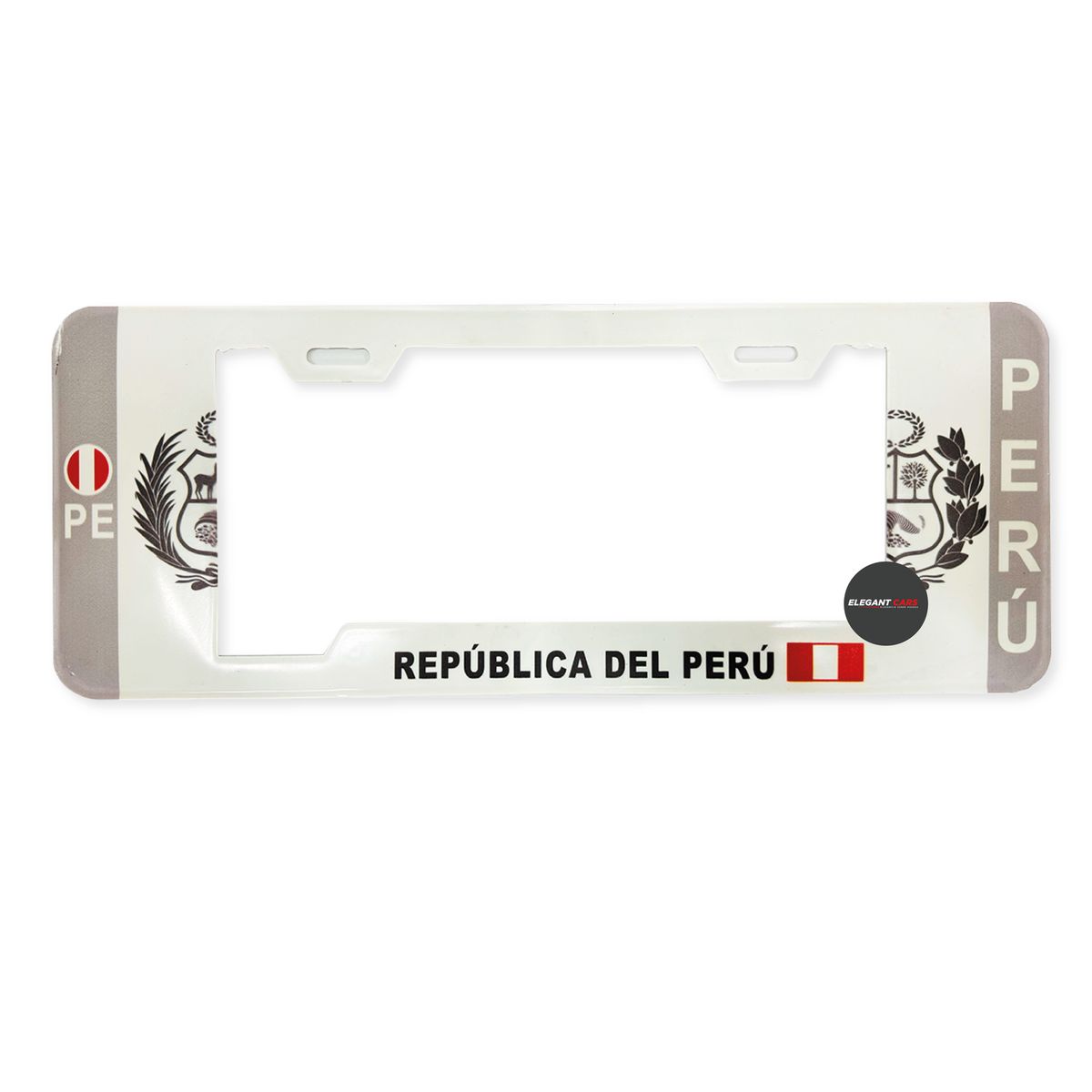 JET - Portaplaca  Estilo Europeo Universal 2pcs