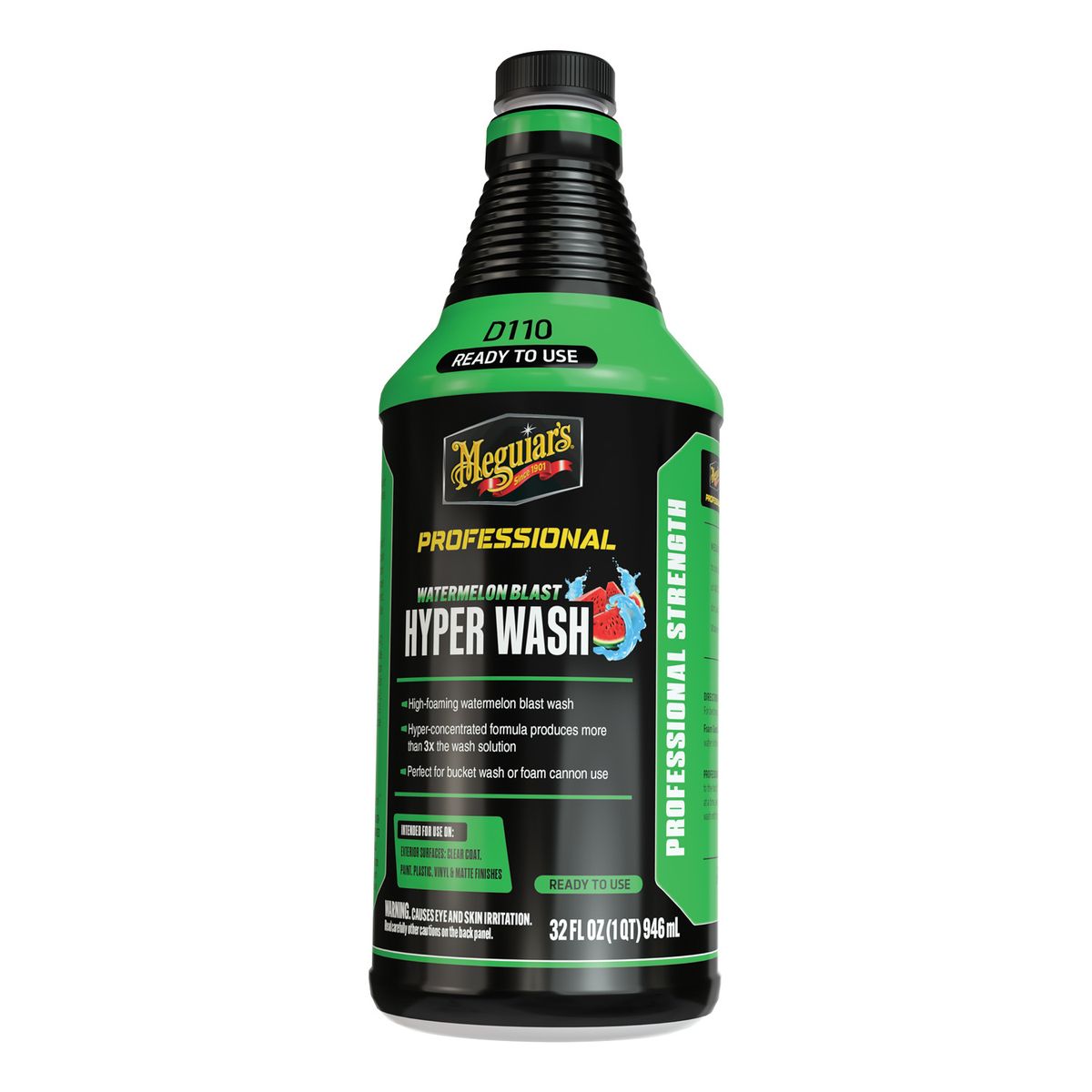 MEGUIARS - Meguiars Hyper-Wash Shampoo Neutro para Auto Aroma Sandía
