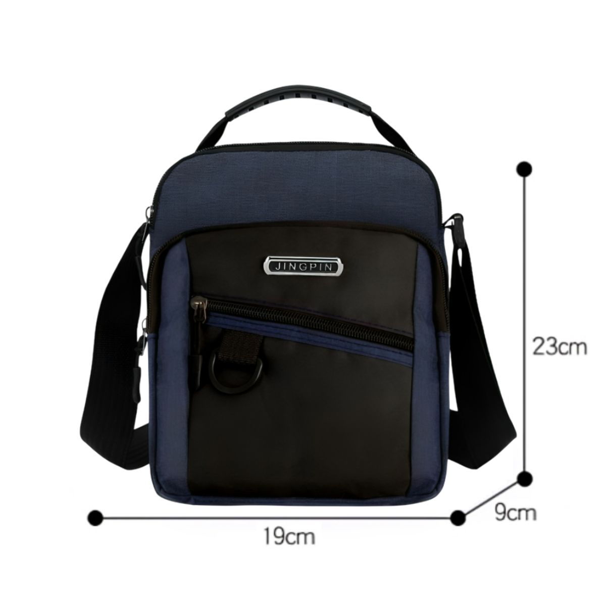 GENERICO - Morral Bandolera casual de nilón para hombre