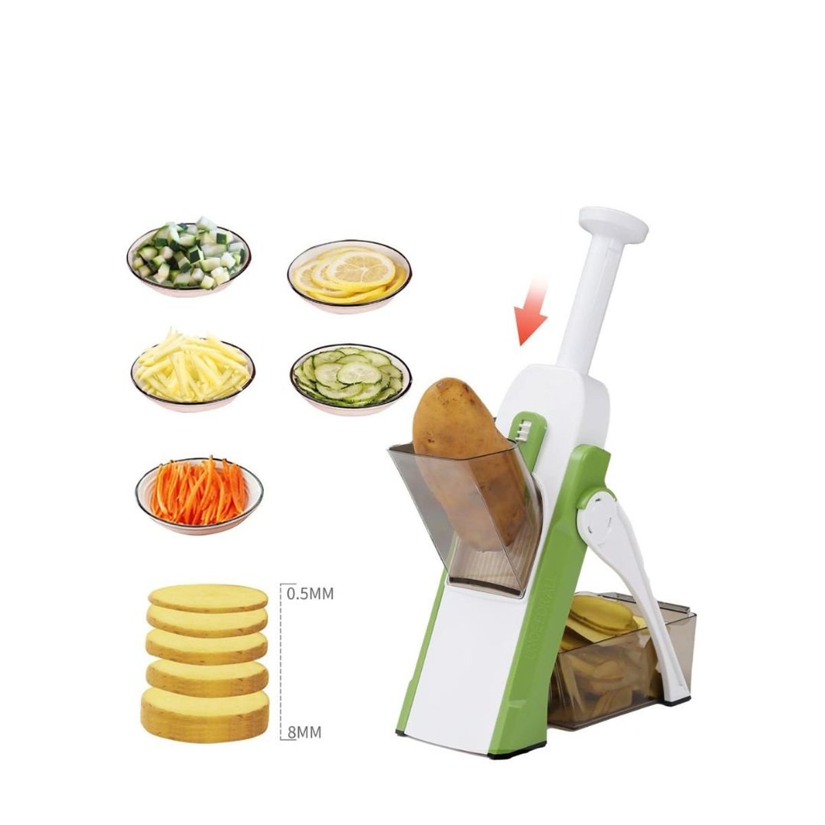 GENERICO - PICATODO MULTIFUNCIONAL DE VERDURAS