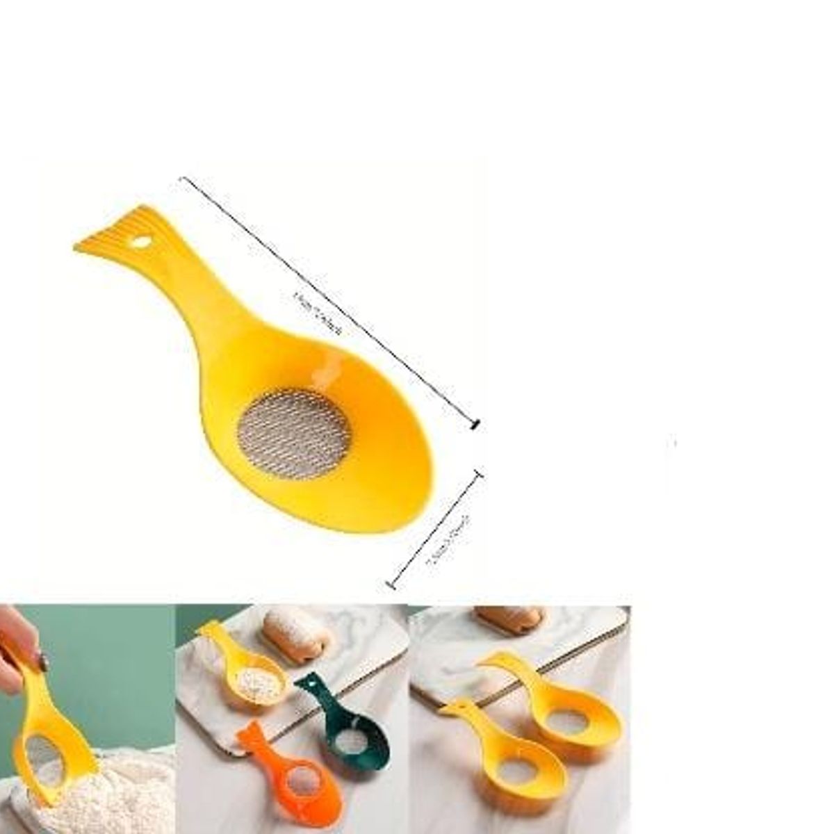 GENERICO - Set de 2 esparcidores, coladores utensilio cocina