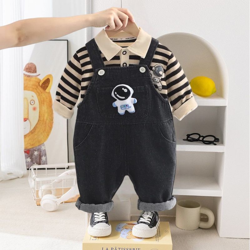 GENERICO - JUMPER DE NIÑO DE ASTRONAUTA DE 2 PIEZAS