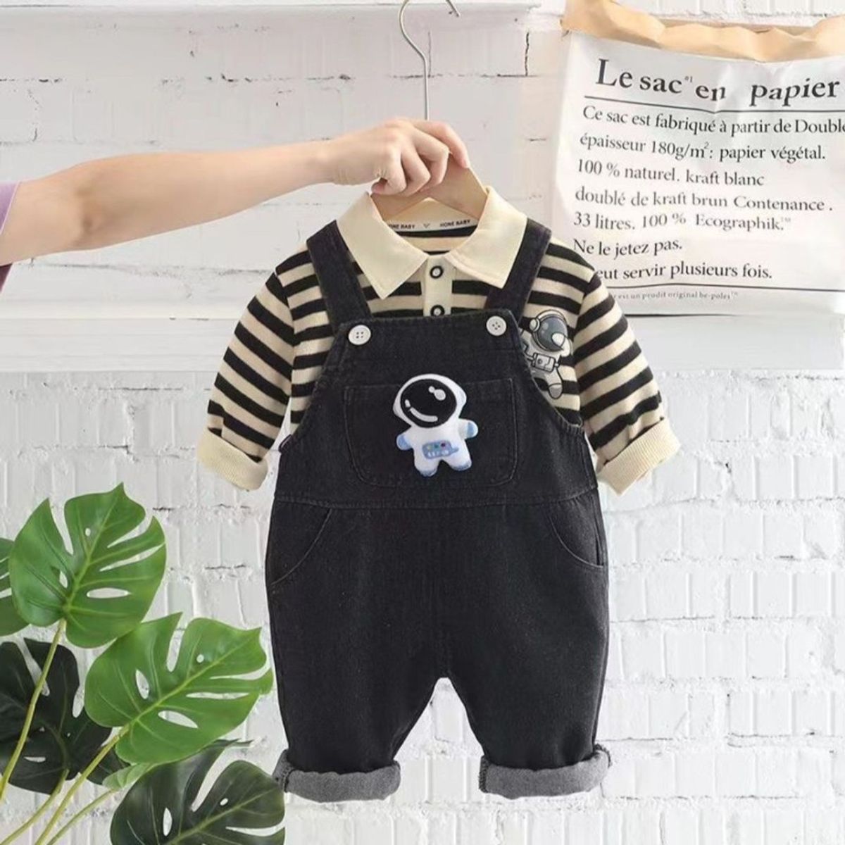 GENERICO - JUMPER DE NIÑO DE ASTRONAUTA DE 2 PIEZAS