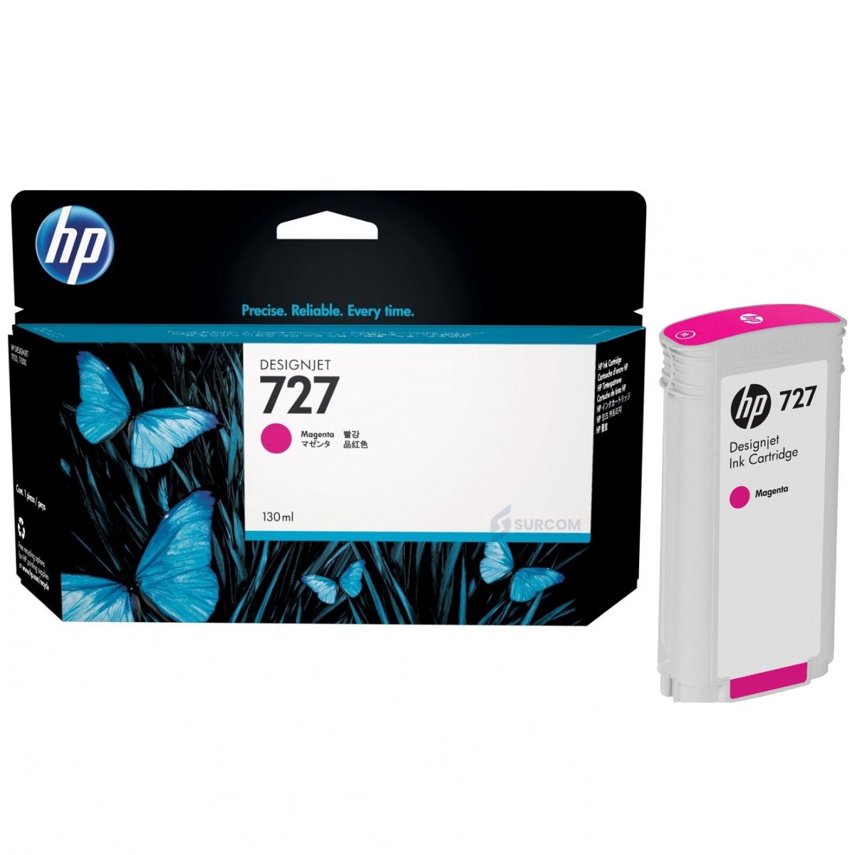HP - Tinta HP 727A Magenta Original 130 ml