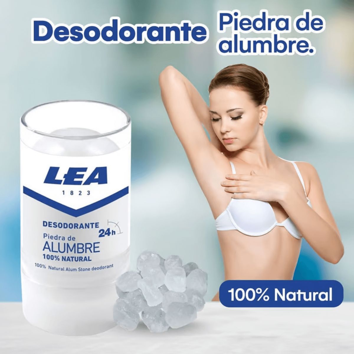 OEM - Desodorante de Piedra de Alumbre 100% Natural