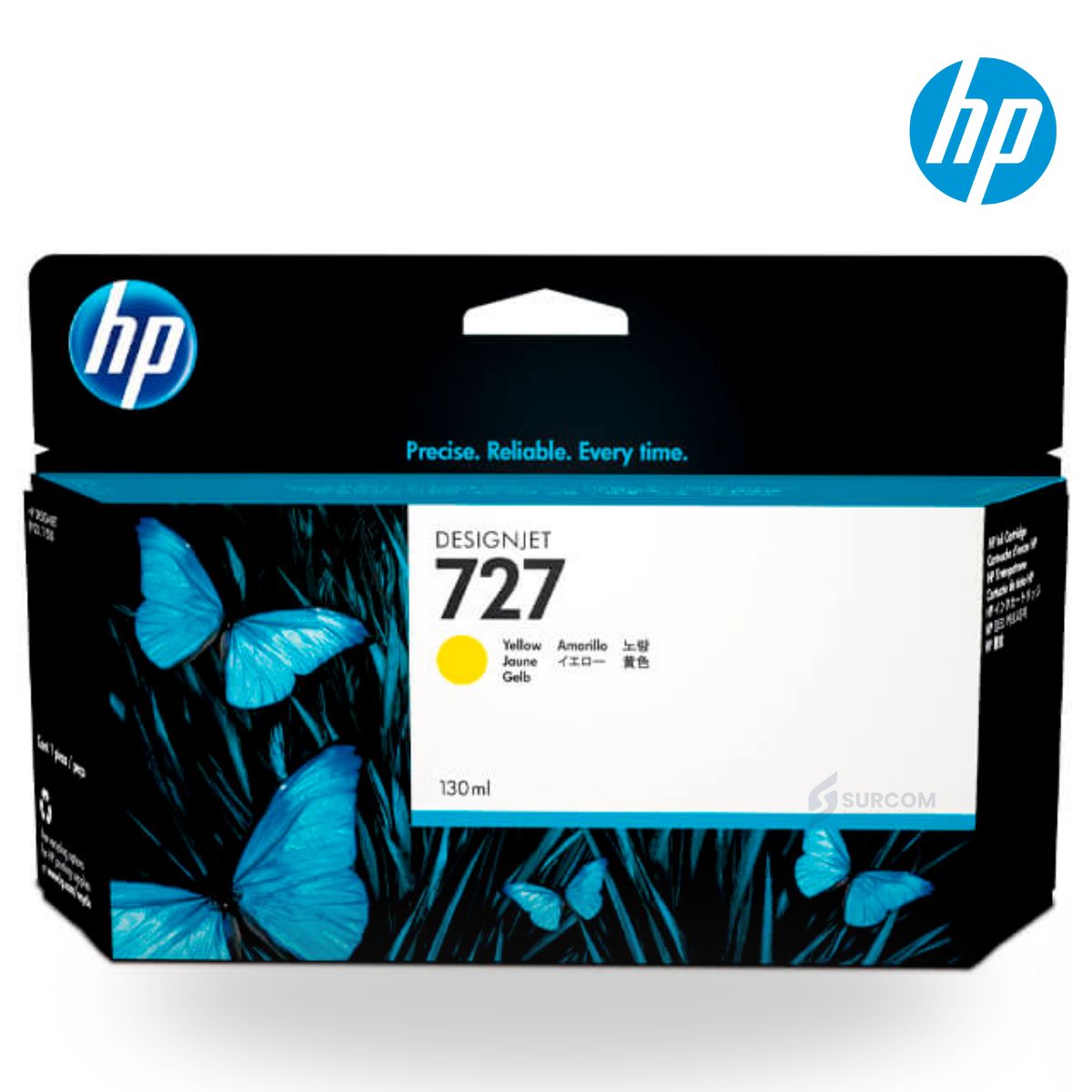 HP - Tinta HP 727A Yellow Original 130 ml