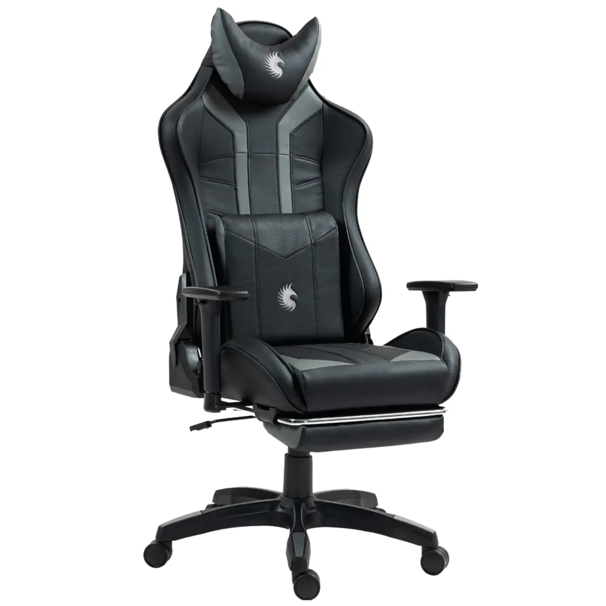 DREIZT - Silla Gamer Dreizt Devil Series Negro Pro 180° Reclinable Con Posapies