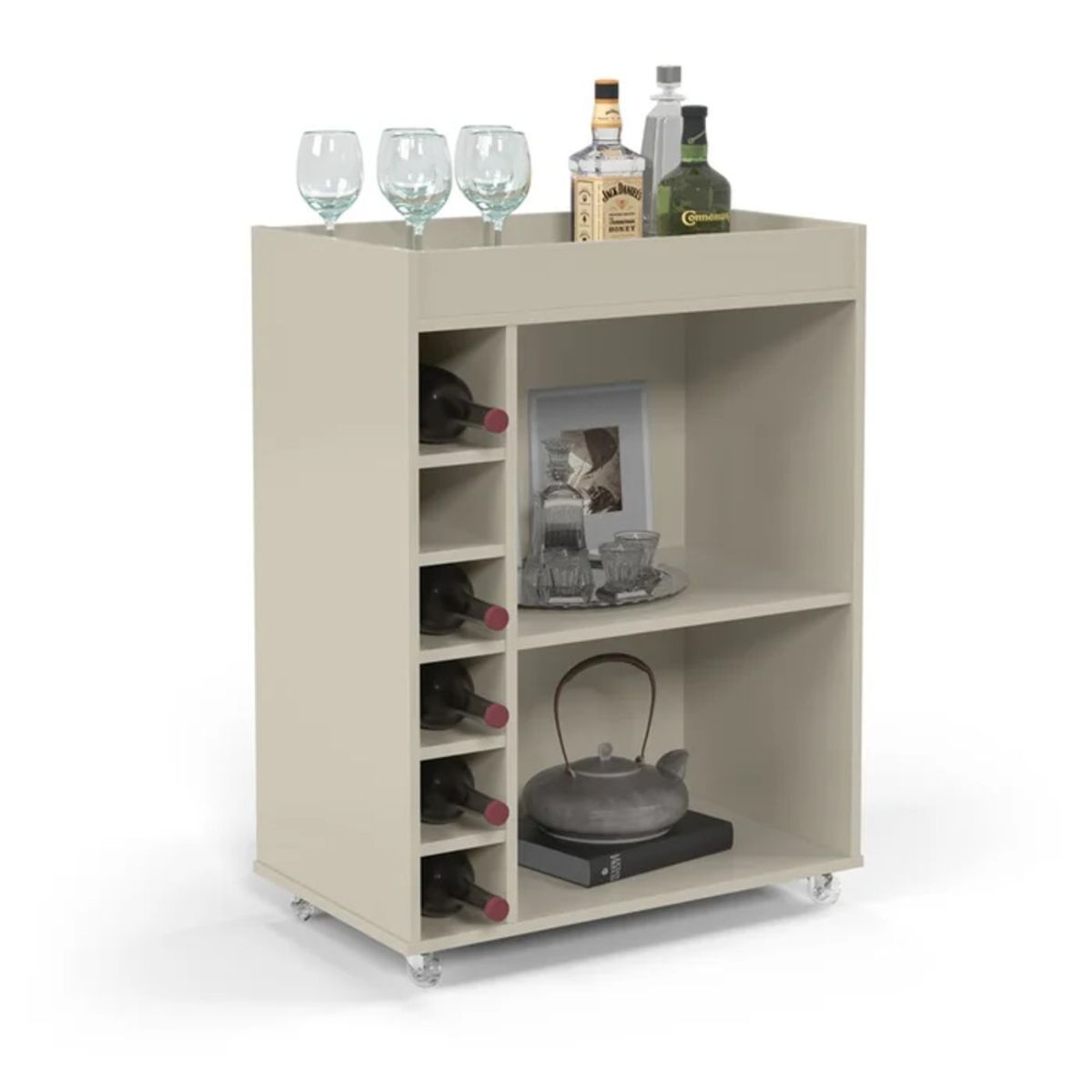 GENERICO - Mueble de Bar Daiki Blanco R&R MUEBLES