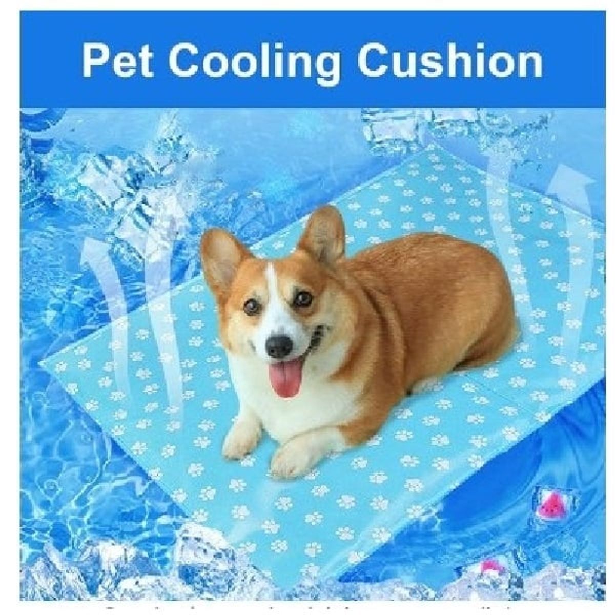 GENERICO - Colchoneta  refrescante para mascotas-M