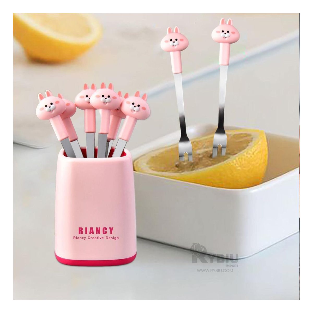 GENERICO - Cubierto Ligero de Conejo Rosado