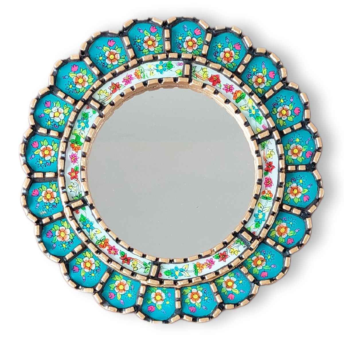 GENERICO - Espejo decorativo circular Artesanía