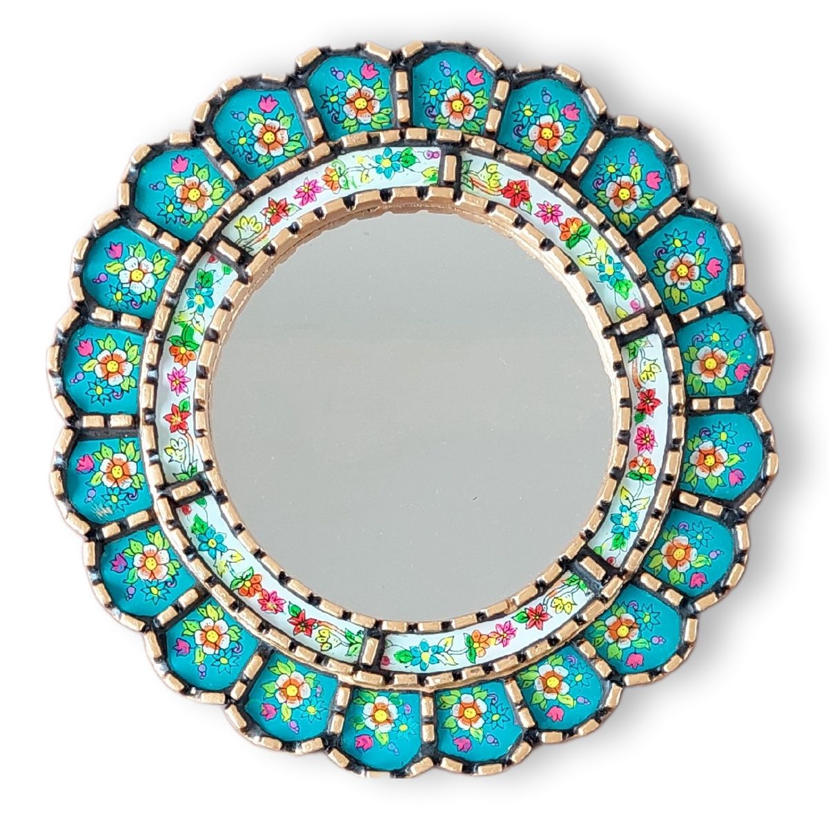 GENERICO - Espejo decorativo circular Artesanía