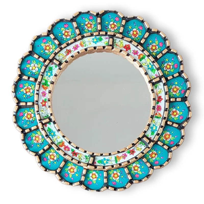 GENERICO - Espejo decorativo circular Artesanía