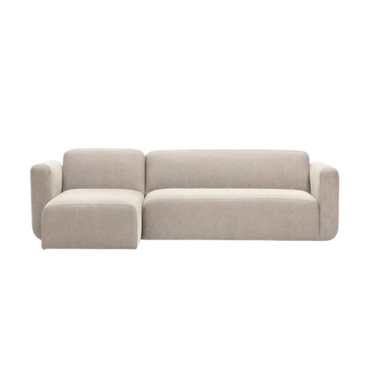 YOLODECORO - Seccional con Chaise Longue a la Izquierda Neom Beige