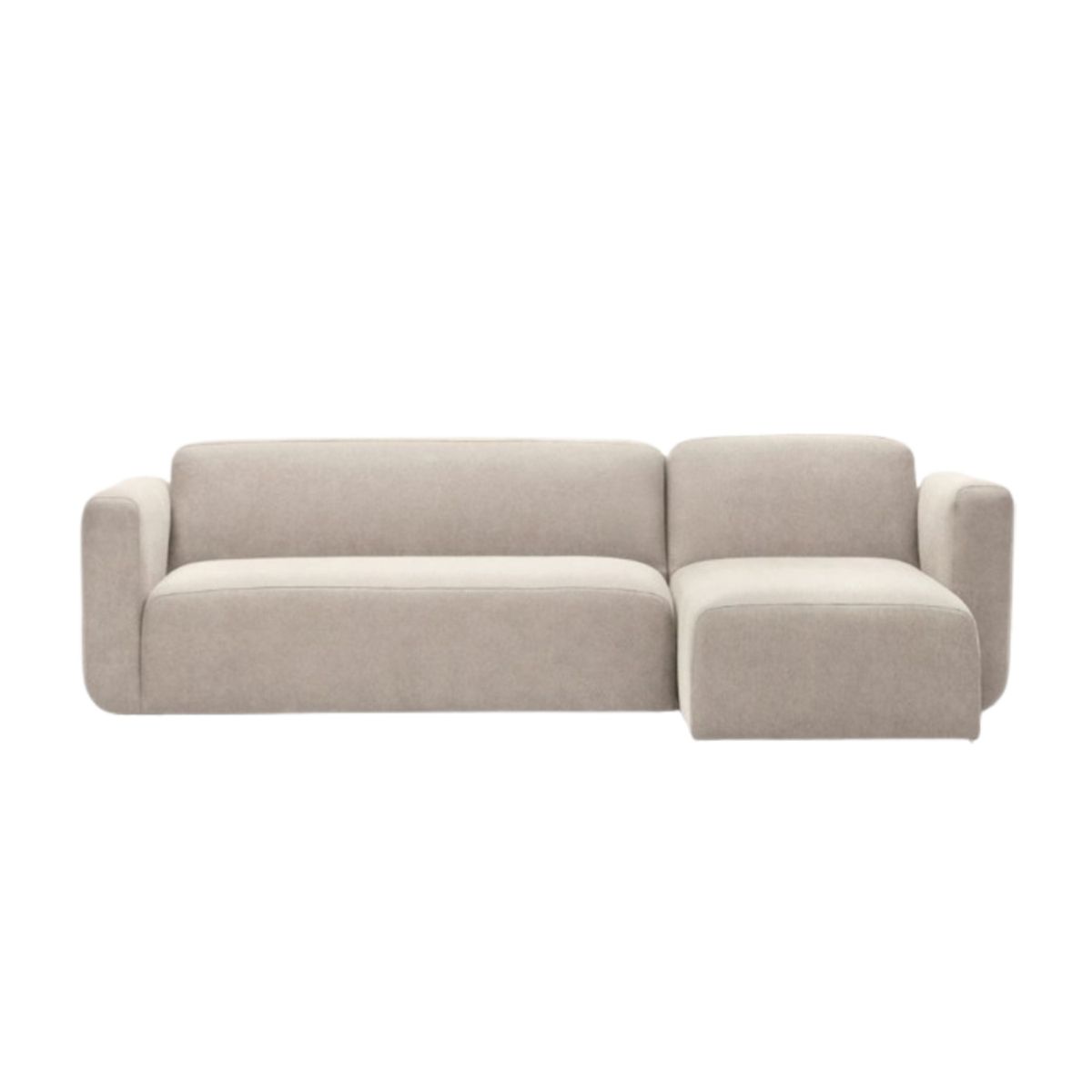 YOLODECORO - Seccional con Chaise Longue a la Derecha Neom Beige