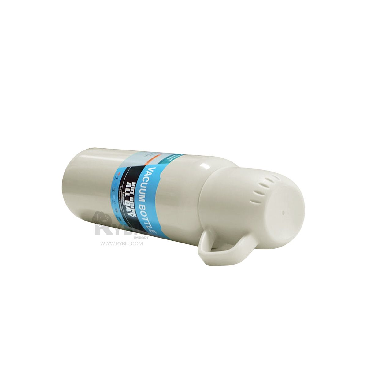 GENERICO - Bidon Termico en Crema 500ml Y+Envoltorio de Regalo