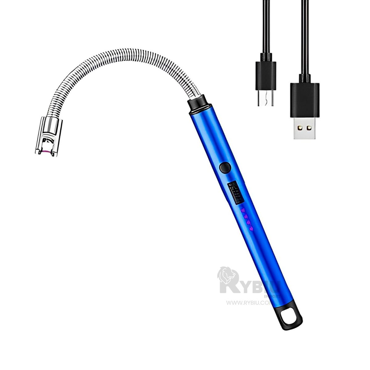 GENERICO - Dispositivo a La Mano de Fuego Azul Y+Ligas de Regalo