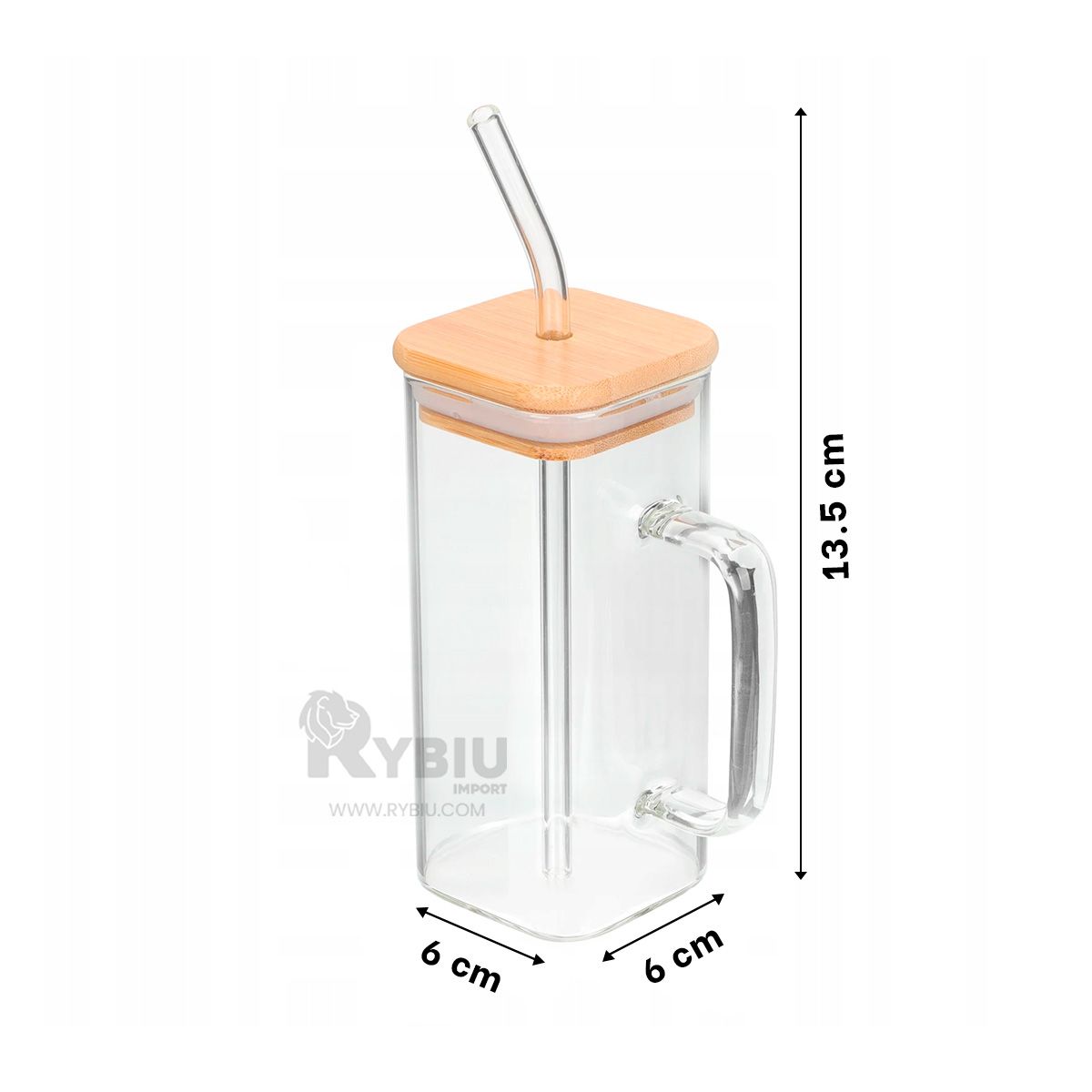 GENERICO - Vasija de Vidrio en Transparente 350ml Y+Ligas de Regalo